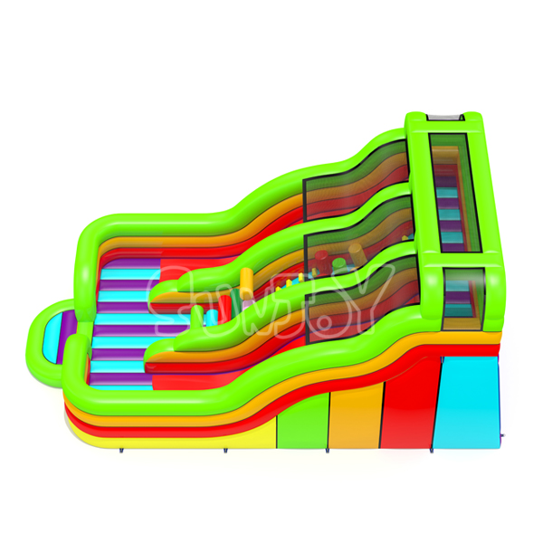 Colorful Inflatable Obstacle Slide