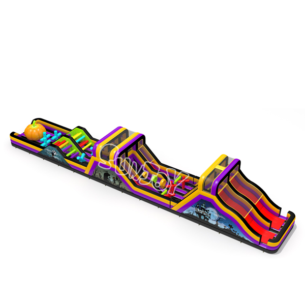 Halloween Inflatable Obstacle Course