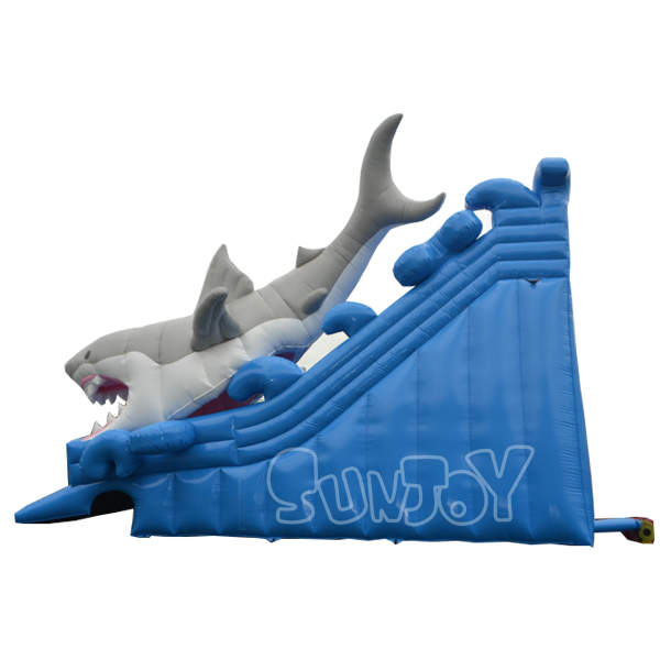 Inflatable Shark Pool Slide