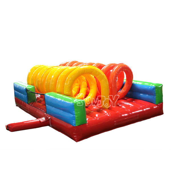 Curly Fries Tunnel Inflatable Obstacle Course SJ-OB17024