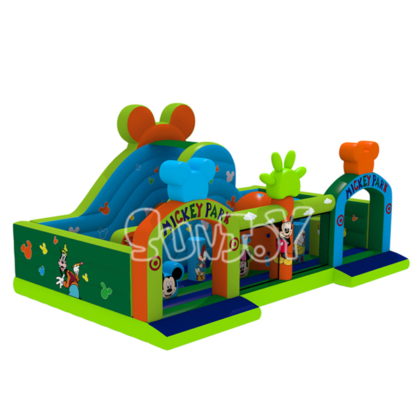 Mickey Mouse Theme Park Inflatable Playground SJ-NAP006