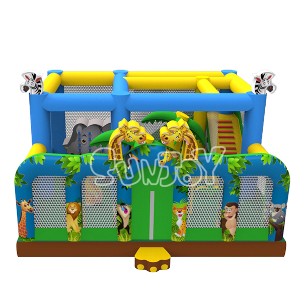 Jungle Animals Playground Inflatable Bouncer SJ-NAP013