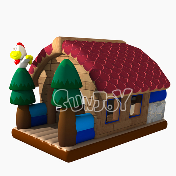 Country Style Storeroom Bounce House Combo New Design SJ0008