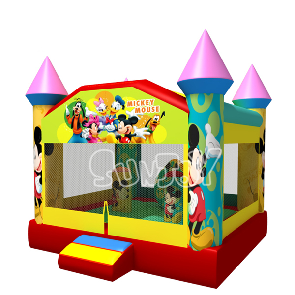 13x13 Mickey Mouse Bouncy Castle New Design For Kids SJ0890