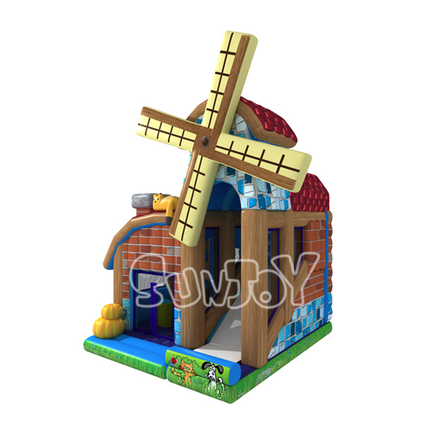 Windmill Bounce House Combo New Design For Backyard SJ0009