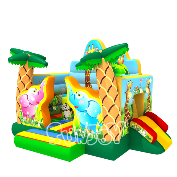 Jungle Theme Inflatable Combo New Design For Kids SJ0886