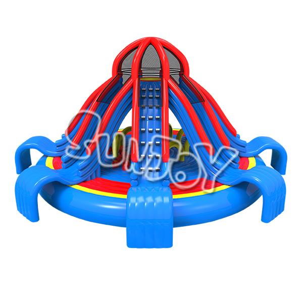 10M Octopus Floating Obstacle Water Slide New Design SJ0574