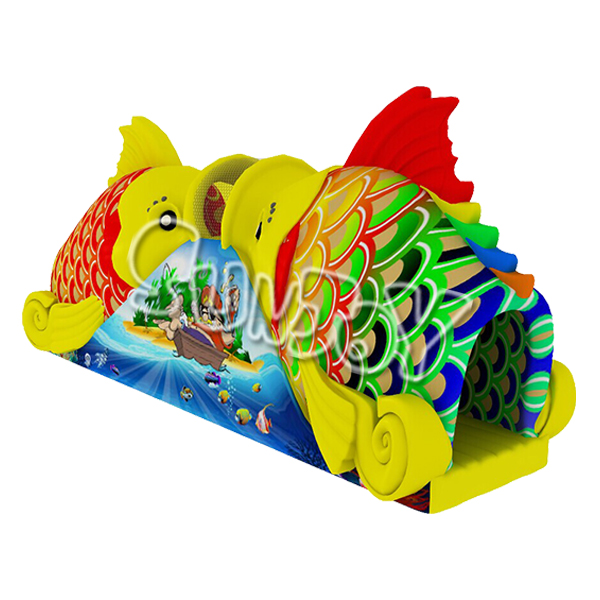 23' Double Goldfish Inflatable Slide New Design SJ0580