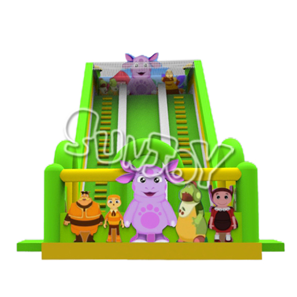 Moonzy Cartoon Inflatable Slide New Design SJ-NSL005