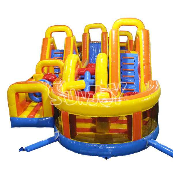 S-shaped Inflatable Obstacle Course For Sale SJ-OB18002
