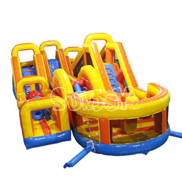 S-shaped Inflatable Obstacle Course