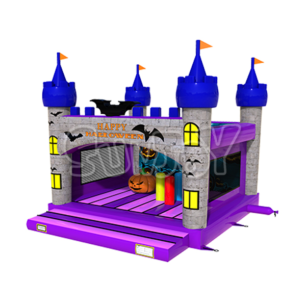 16x16 Halloween Square Bouncy Castle New Design SJ-NBO181203