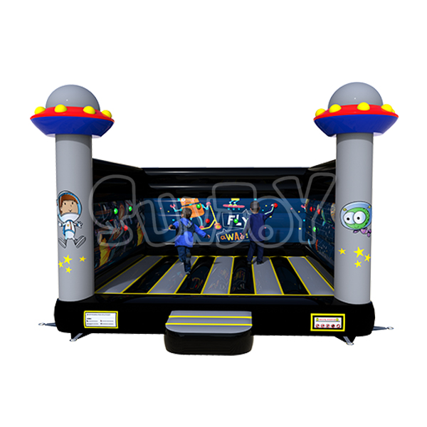 Space Bounce House With Interactive Touch Light New Design SJ-NBO181206