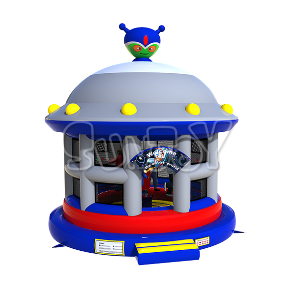 UFO Bounce House With Touch Light