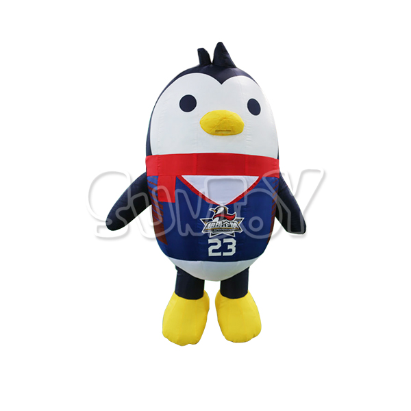 2M Inflatable Penguin Mascot Costume Custom For Advertising SJ-AD16023
