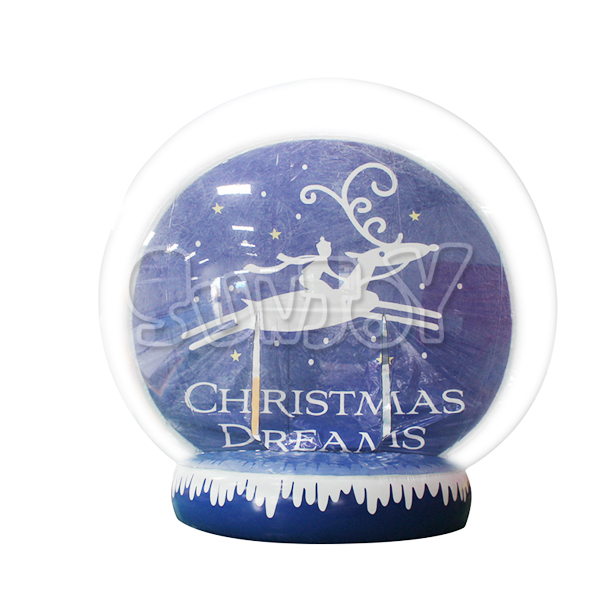 Christmas 5M Giant Human Size Inflatable Snow Globe For Advertising SJ-AD18005