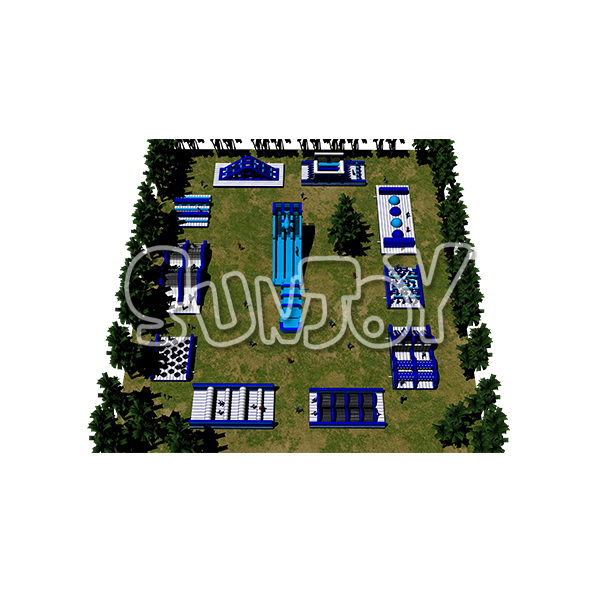 Giant Inflatable 5K Obstacle Course Run New Design SJ-NSP181204