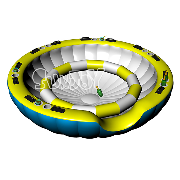 7 Person Inflatable Floating Water Leisure Bar New Design SJ-NWG007