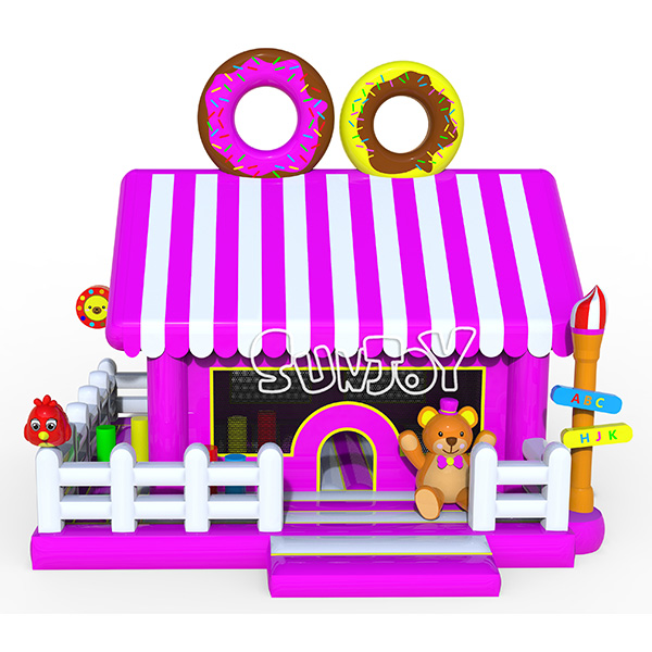 Doughnut Bounce House Inflatable Jumper New Design For Kids SJ-NBO1201