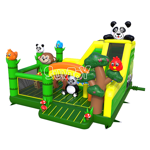 Panda Inflatable Bouncer Combo
