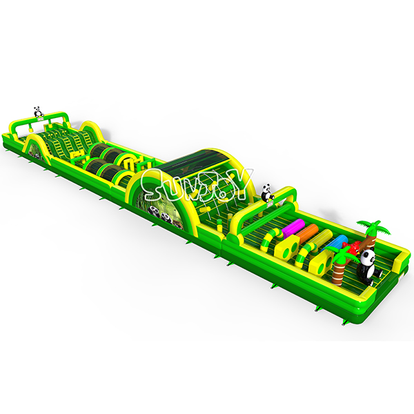 35M Panda Inflatable Obstacle Course New Design SJ-NSP1201