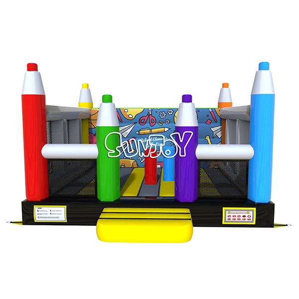 5x5M Crayon Theme Inflatable Party Jumper New Design SJ-NBO181210