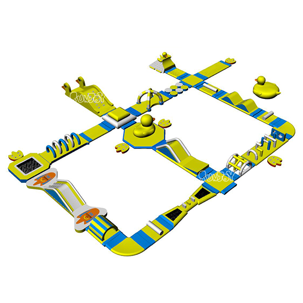 Rubber Duck Inflatable Floating Water Park New Design SJ-NWP1805