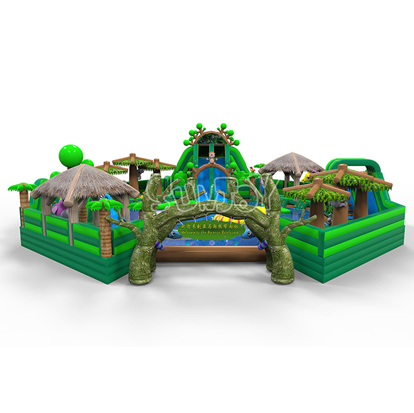 Amazon Jungle Inflatable Water Park New Design SJ-NAP802