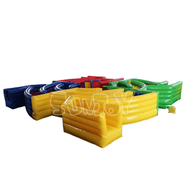 Unique Dizzy X Challenge Inflatable Obstacle Game For Sale SJ-SP17050