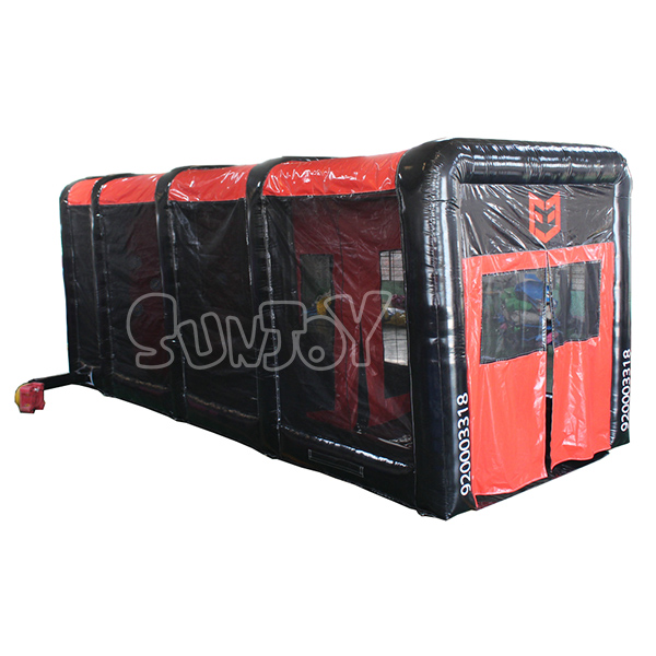 Double Shooting Gallery Inflatable Shooting Range Custom SJ-SP17052