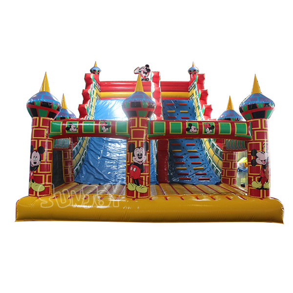 Kids Disney Castle Theme Inflatable Slide For Sale SJ-SL18015