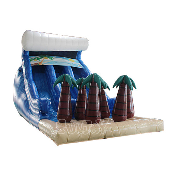 Sea Wave Inflatable Slide