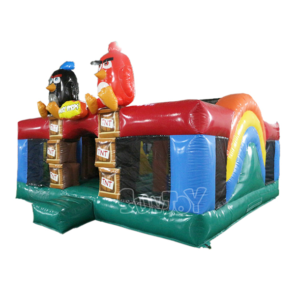 5 Meters Square Angry Bird Inflatable Amusement Park SJ-AP16059