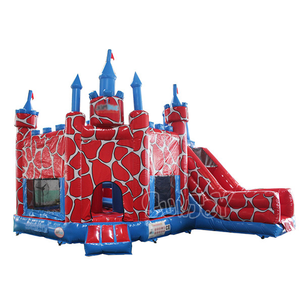 5 In 1 Red Bouncy Castle Inflatable Combo For Sale SJ-CO18023