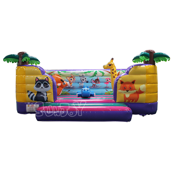 Kids Jungle Animal Inflatable Party Jumper For Sale SJ-BO19001