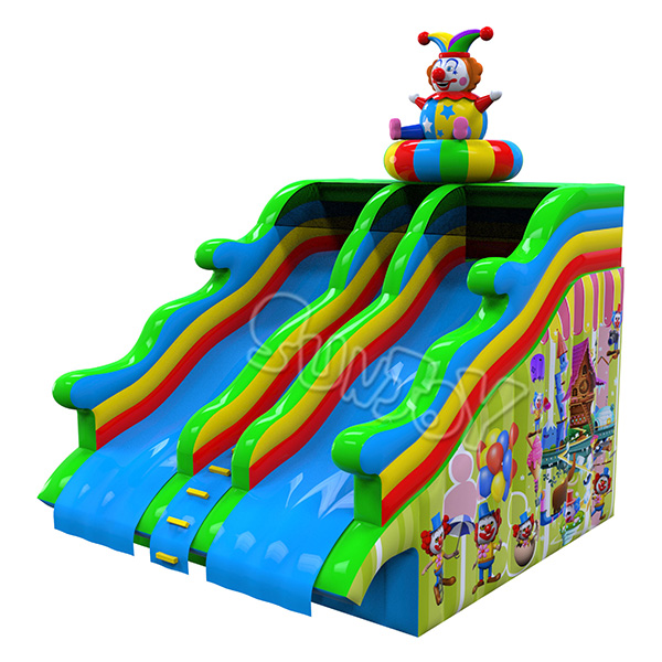 Swimming Pool Clown Water Slide