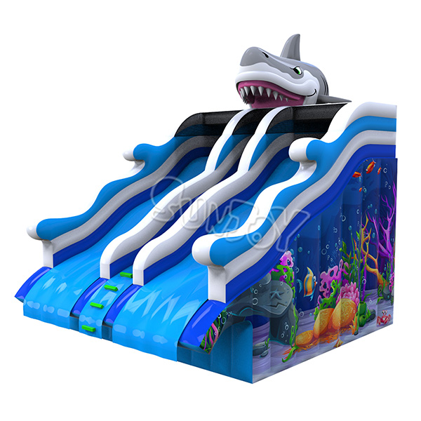 Swimming Pool Shark Water Slide