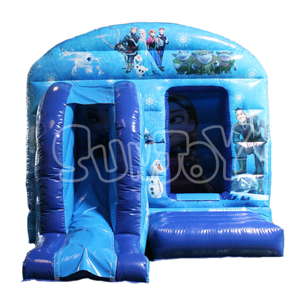 Ice Princess Jump House Slide Small Combo For Children SJ-CO17012