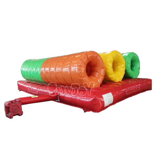Triple Colorful Tunnels Inflatable Obstacle Course SJ-OB17014