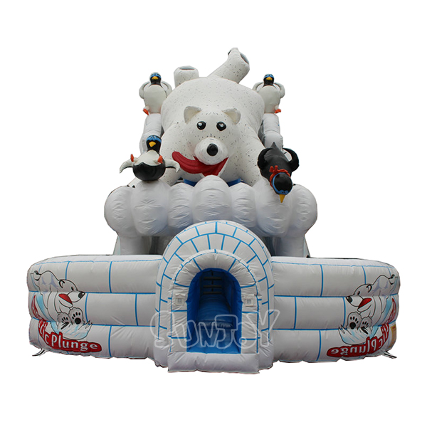 18FT Polar Bear Inflatable Slide Commercial Grade Quality SJ-SL16044