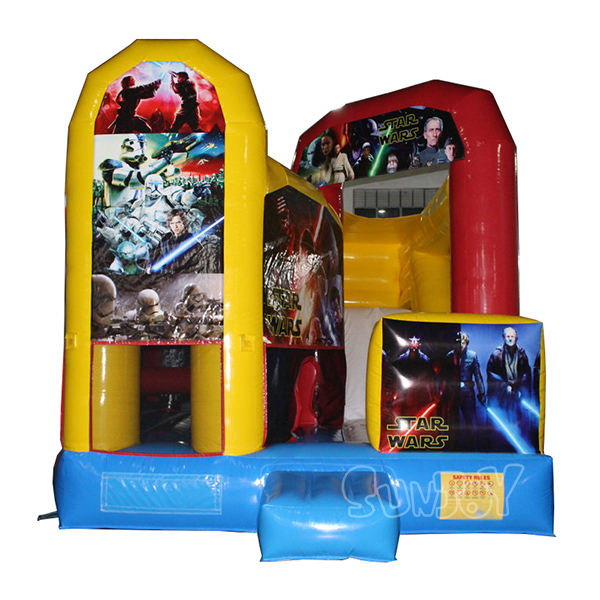Star Wars Bouncy Castle Inflatable Combo Cheap Sale SJ-CO16055