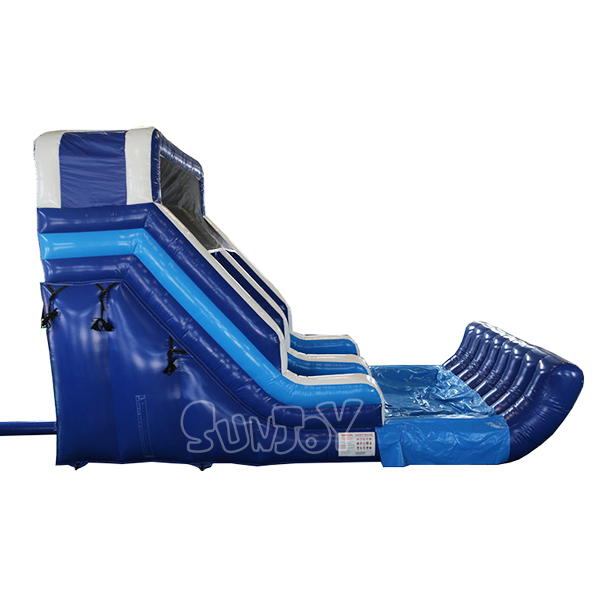 Arched End Blue Water Slide