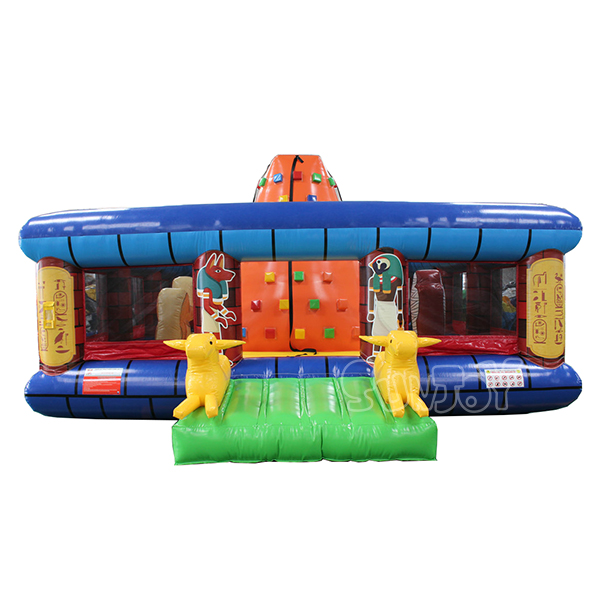 Inflatable Egypt Pyramid Climbing Wall Bounce Playground SJ-SP16104