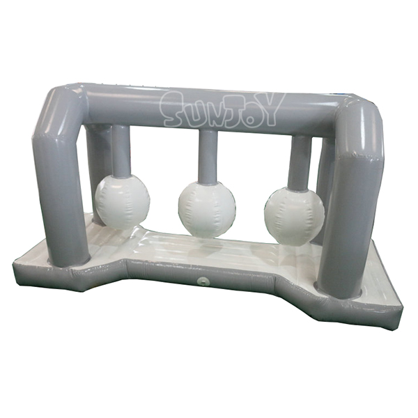 Dangling Balls Obstacle Inflatable Water Bridge Game SJ-WG16040