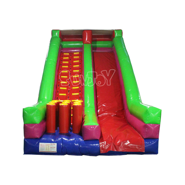 17FT Pillars Obstacle Climbing Inflatable Slide For Kids SJ-SL16036