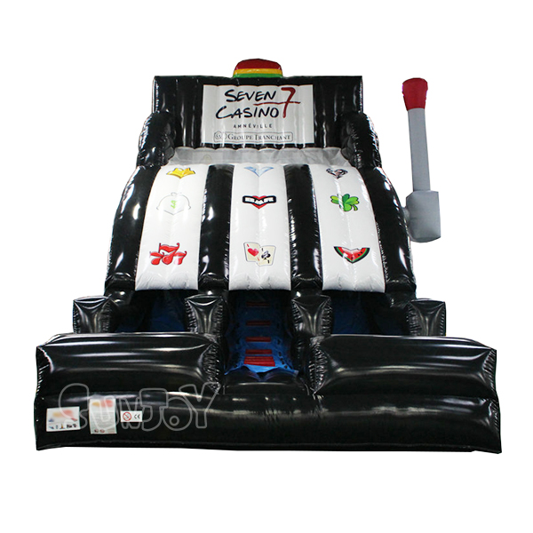 23FT Slot Machine Inflatable Slide Cheap Sale SJ-SL16083