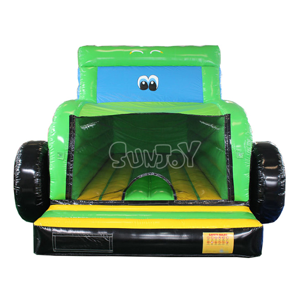 Green Tractor Inflatable Bouncer For Kids Birthday Parties SJ-BO16056