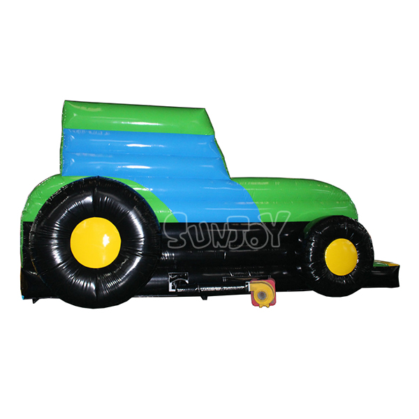 Green Tractor Inflatable Bouncer
