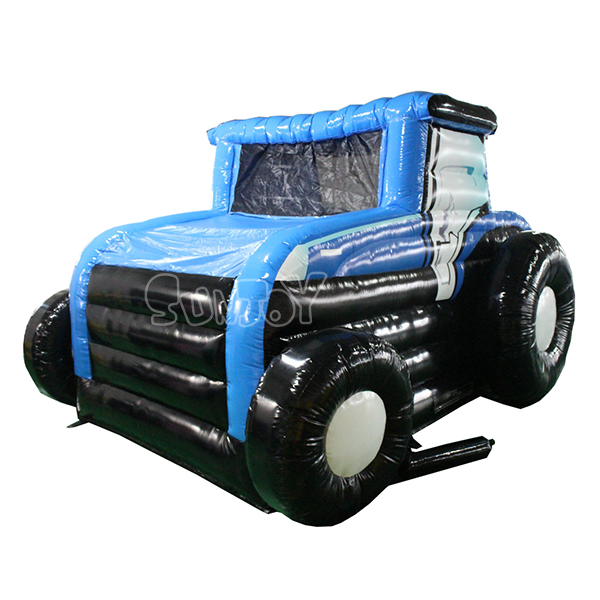 Blue Tractor Inflatable Bouncer For Kids Birthday Parties SJ-BO16057