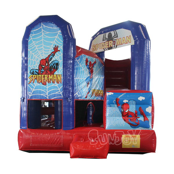 Spide-Man Bouncy Castle Combo Commercial Grade For Sale SJ-CO16077